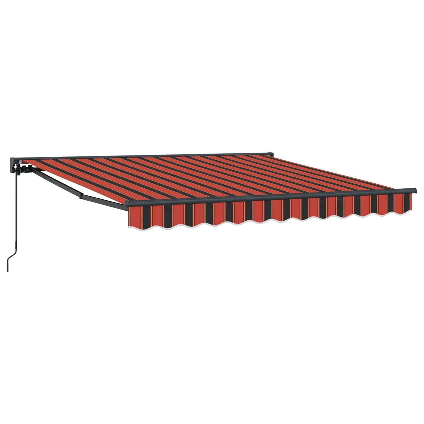 Tenda Retrattile Arancione e Nero 350 x 250 cm