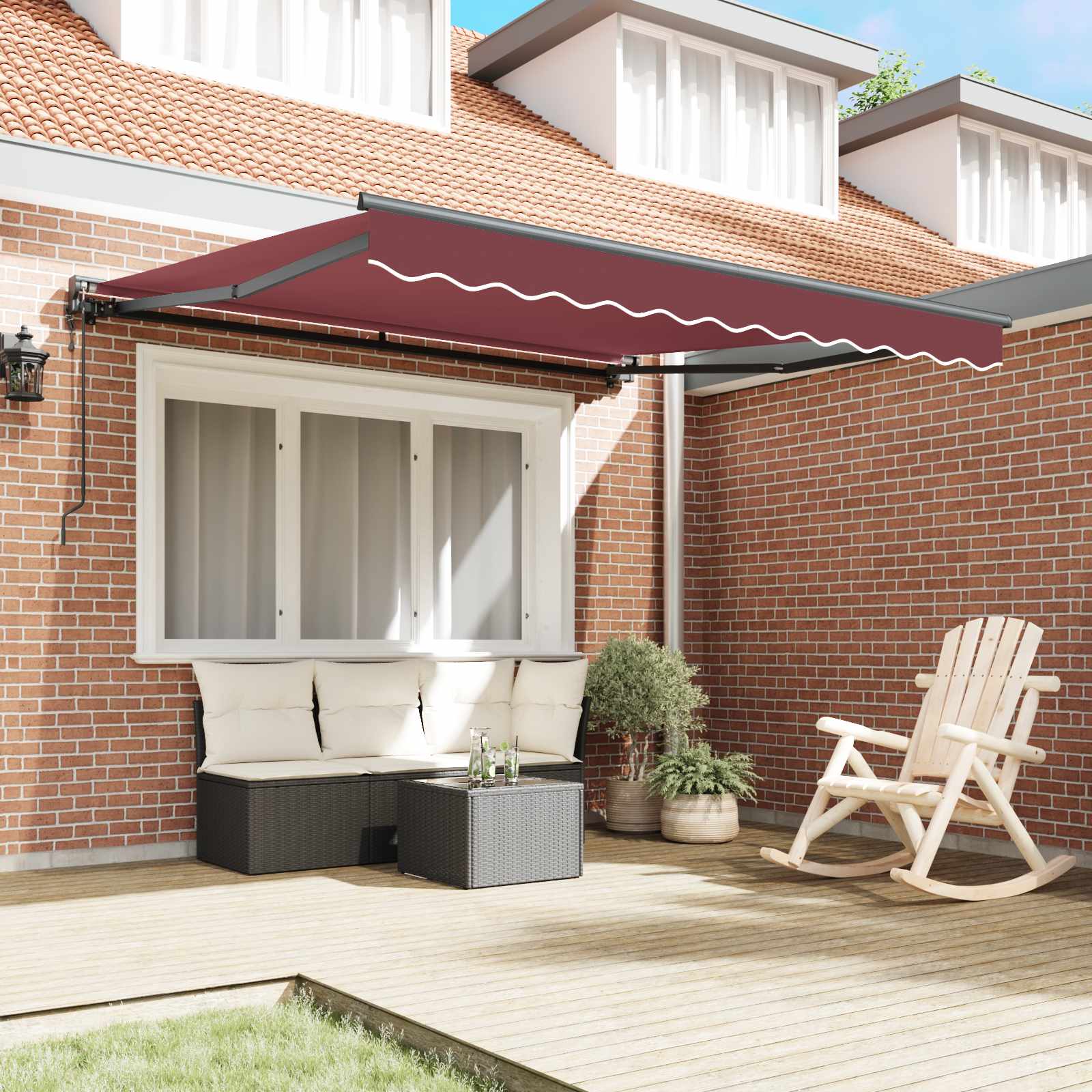 Struttura della tenda Borgogna 350 x 250 cm | homemem39