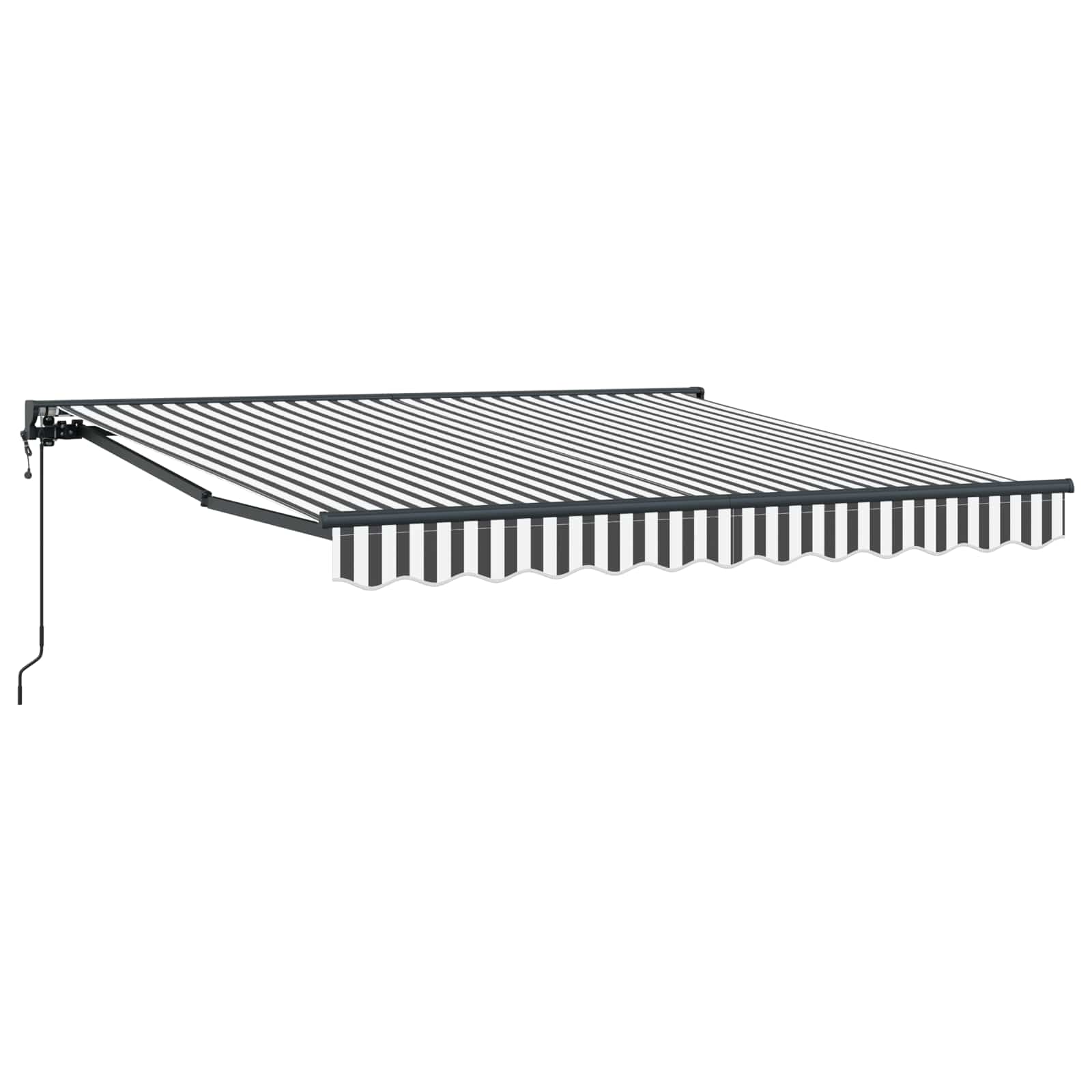 Struttura della tenda Antracite e Bianco 350 x 250 cm | homemem39