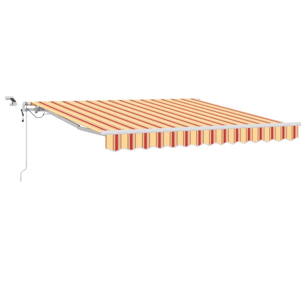 Tenda retrattile Giallo e Arancione 350 x 250 cm Poliestere | homemem39
