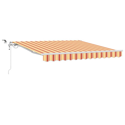 Tenda retrattile Giallo e Arancione 350 x 250 cm Poliestere | homemem39