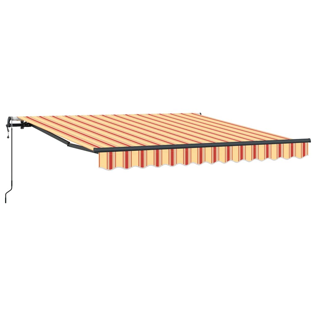 Tenda Retrattile giallo e arancione 350 x 250 cm Tessuto - homemem39