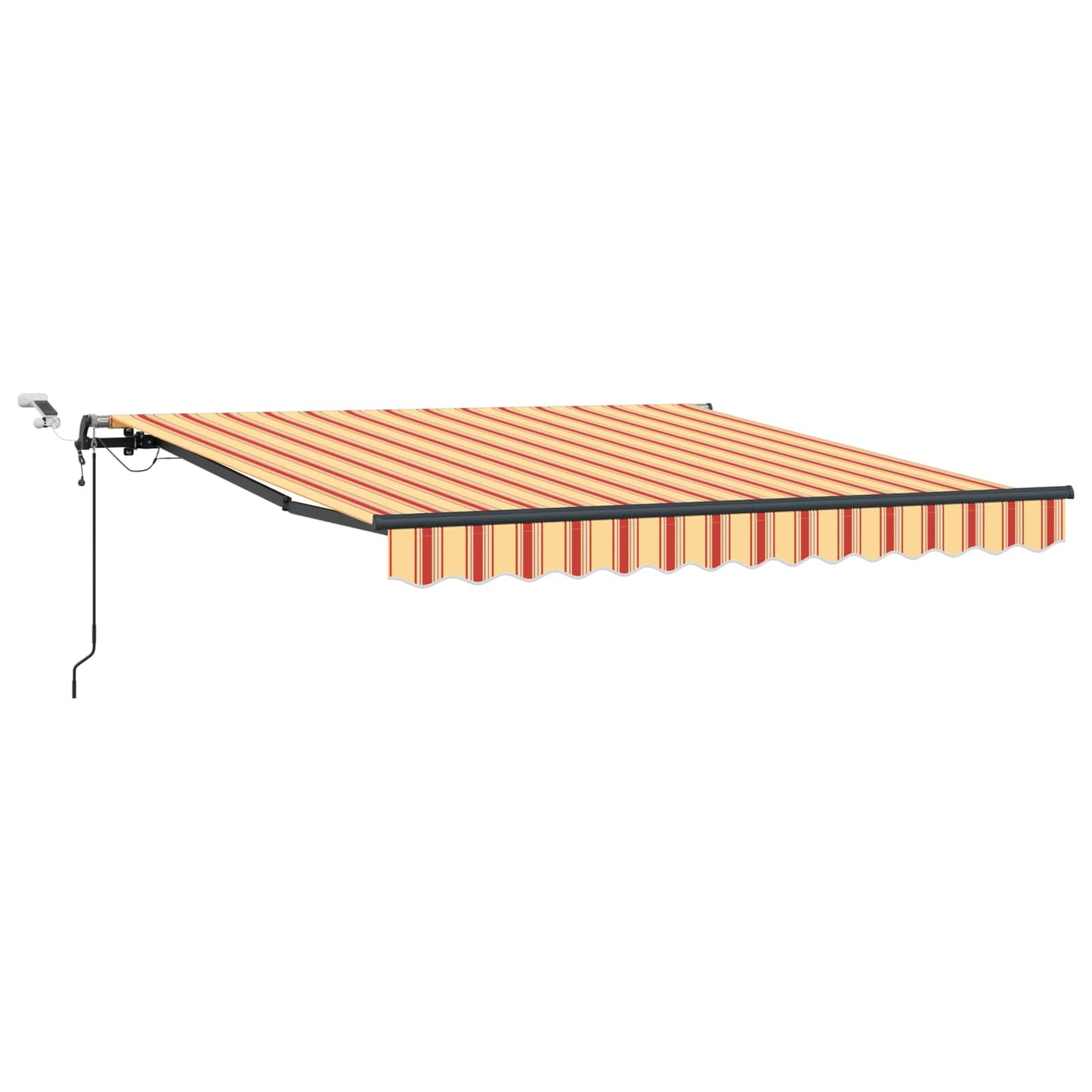 Tenda retrattile Giallo e Arancione 350 x 250 cm Poliestere | homemem39