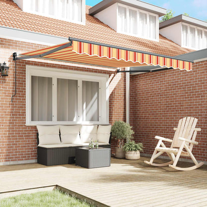 Tenda retrattile Giallo e Arancione 350 x 250 x 165 cm | homemem39