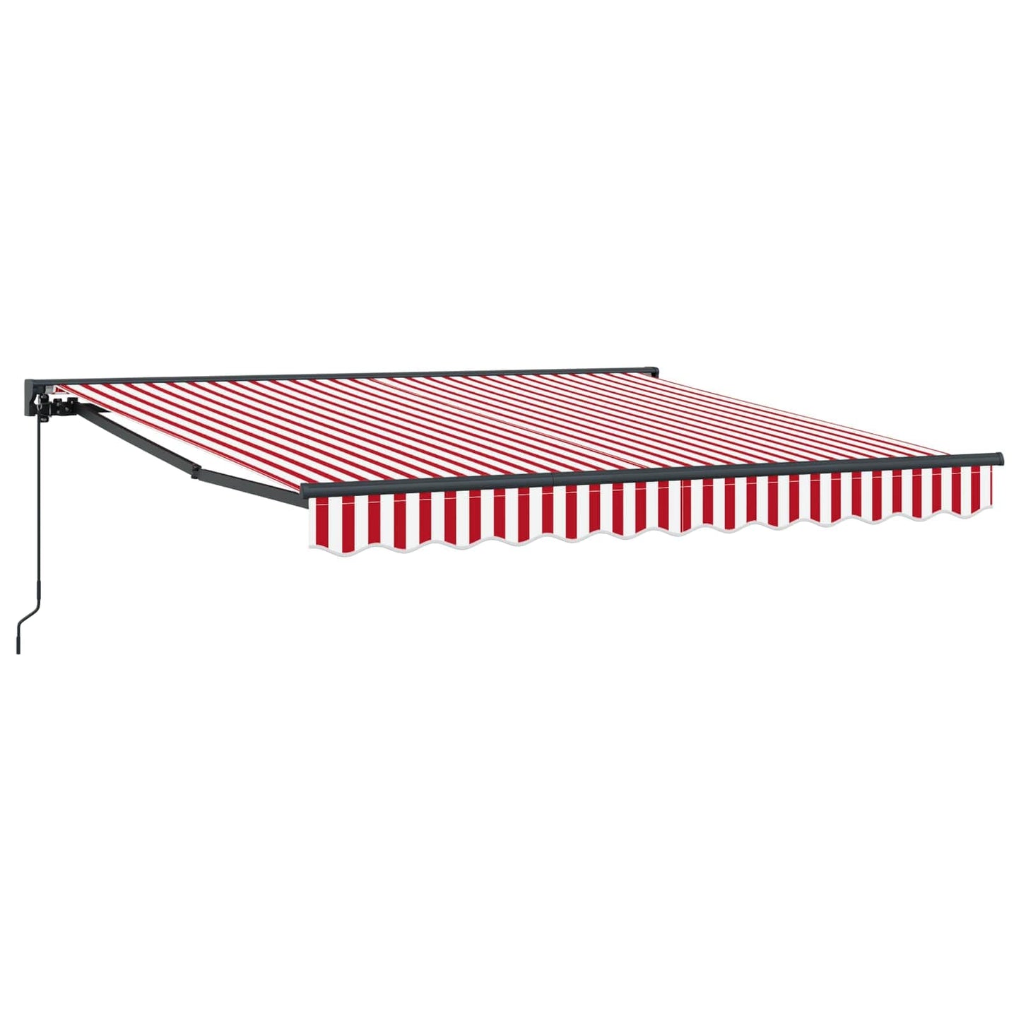 Tenda Retrattile Rosso e Bianco 350 x 250 cm