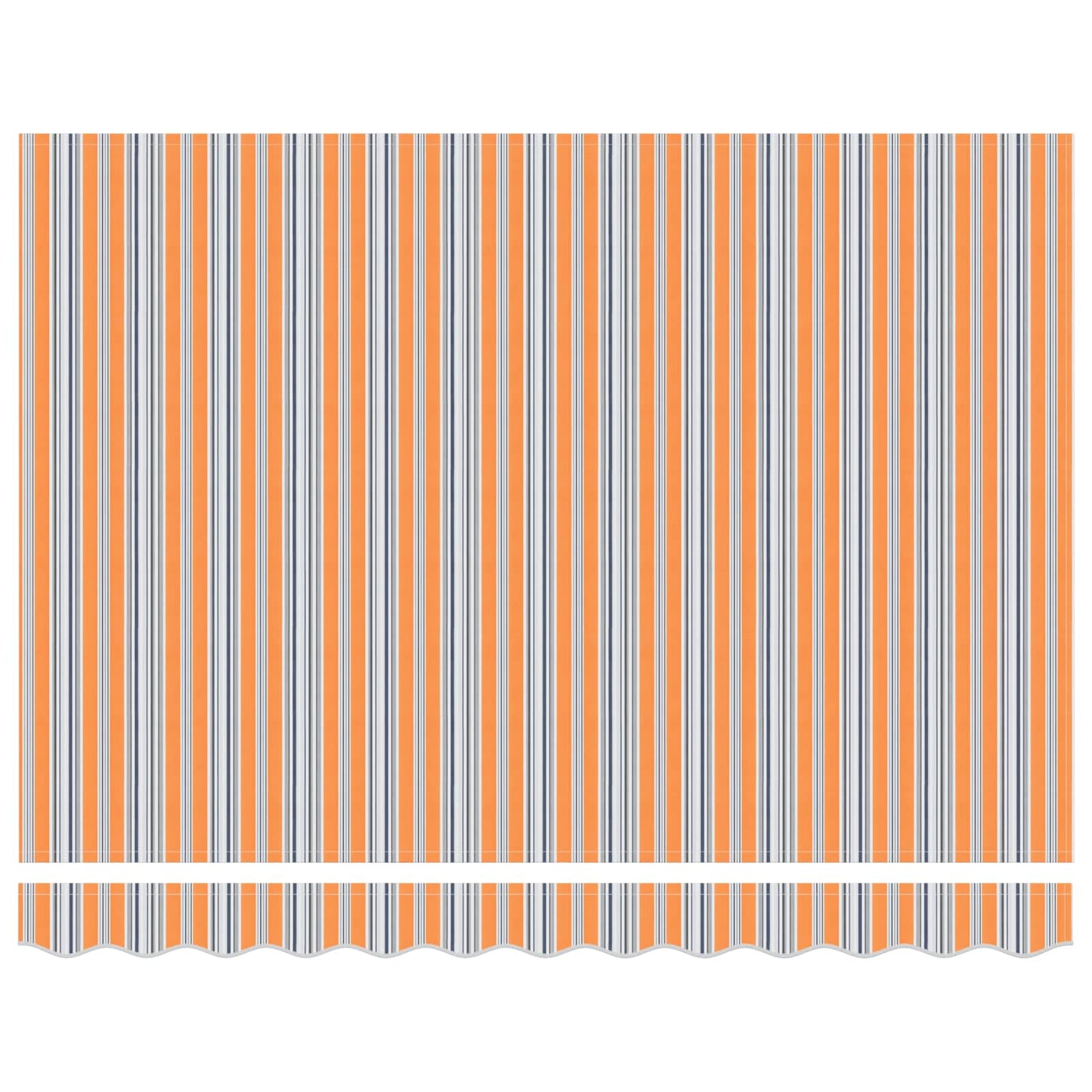 Tenda Retrattile Blu e Arancione 350 x 250 cm