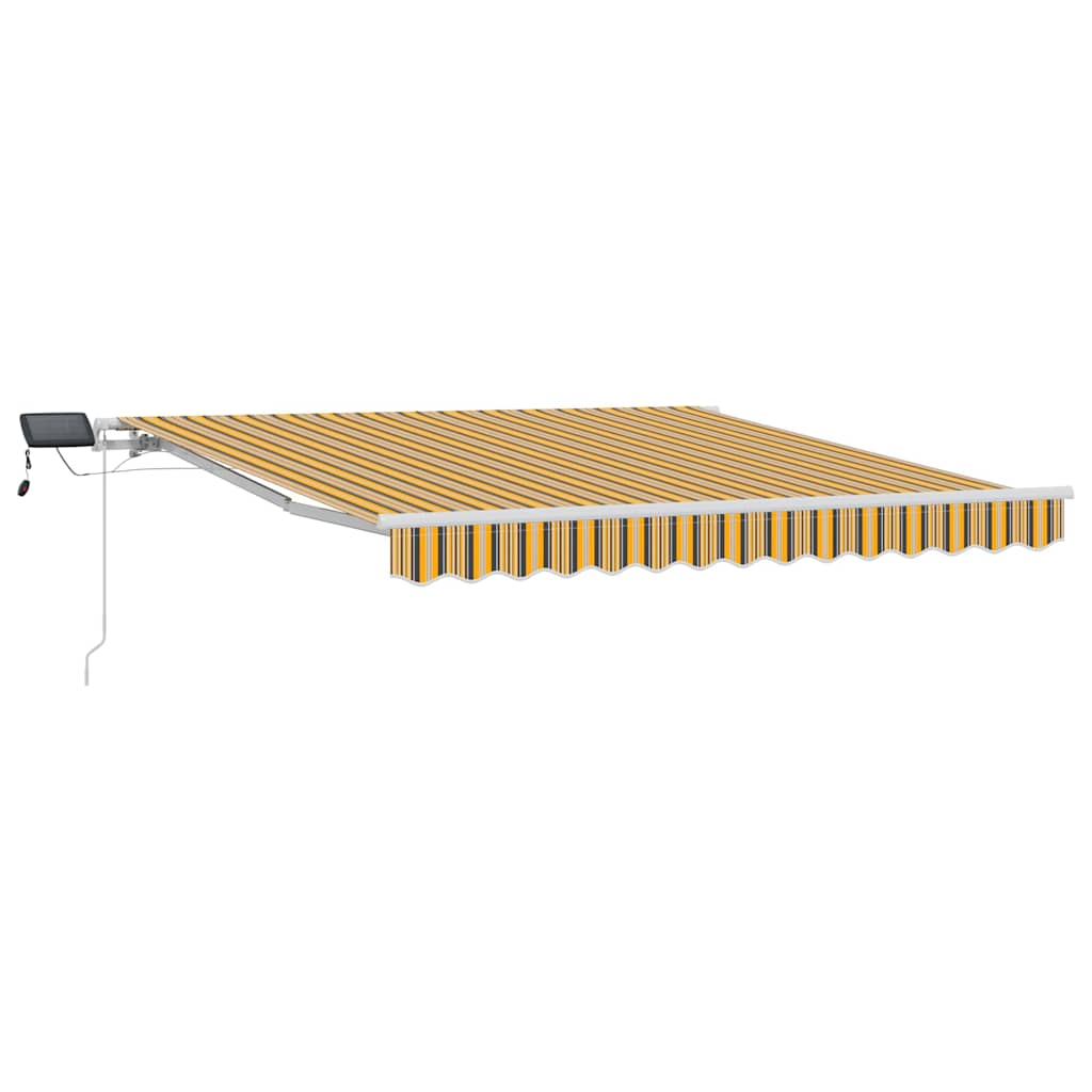 Tenda retrattile Multicolore 350 x 250 cm Tessuto e Alluminio | homemem39