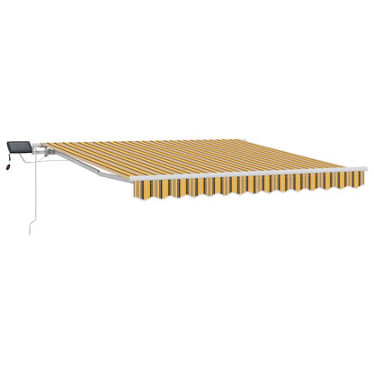 Tenda retrattile Multicolore 350 x 250 cm Tessuto e Alluminio | homemem39