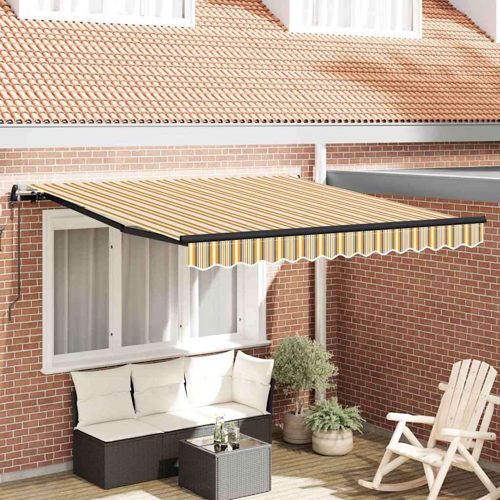 Tenda Retrattile Multicolore 350 x 250 cm Tessuto - homemem39