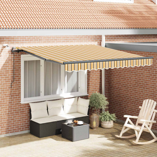 Tenda retrattile Multicolore 350 x 250 cm Poliestere | homemem39