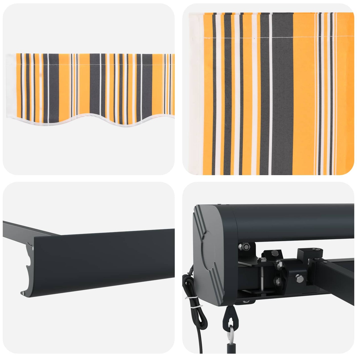 Tenda retrattile Multicolore 350 x 250 x 165 cm | homemem39