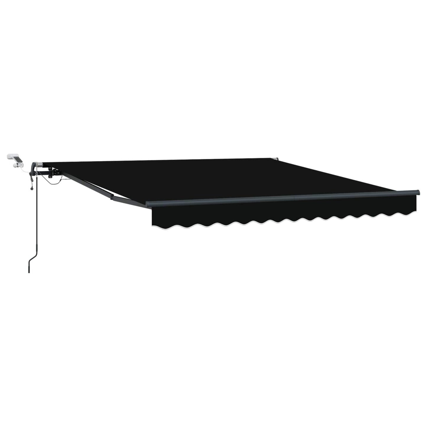 Tenda retrattile Nero 350 x 250 cm Poliestere | homemem39