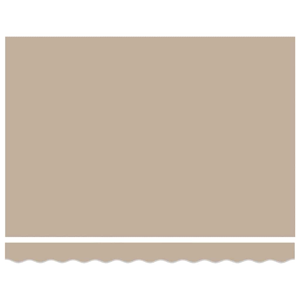 Tenda retrattile Beige 350 x 250 cm 100% Poliestere e Alluminio | homemem39