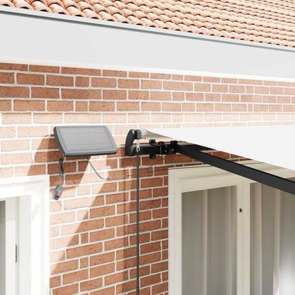 Tenda Retrattile Bianco 350 x 250 cm Tessuto