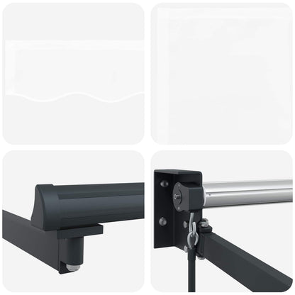 Tenda retrattile Bianco 350 x 250 cm | homemem39