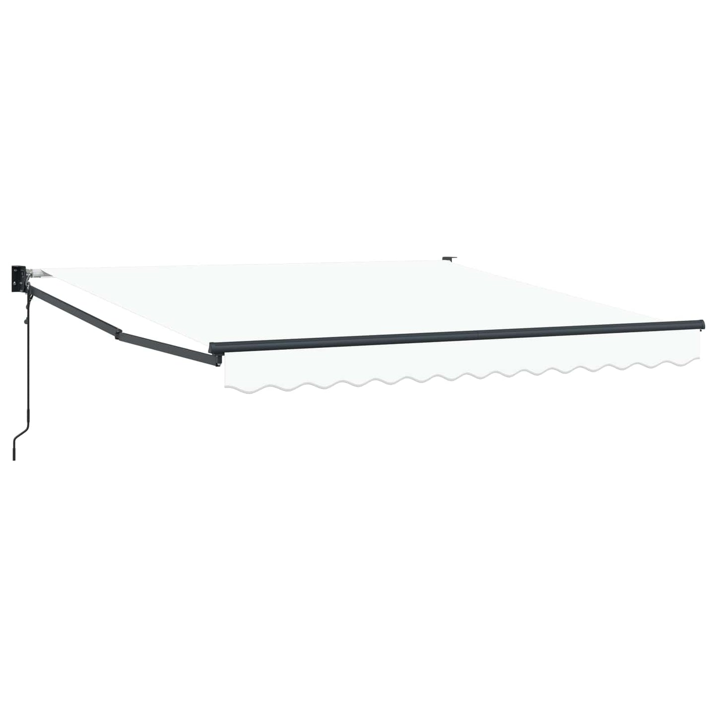 Tenda retrattile Bianco 350 x 250 cm Poliestere e Metallo | homemem39