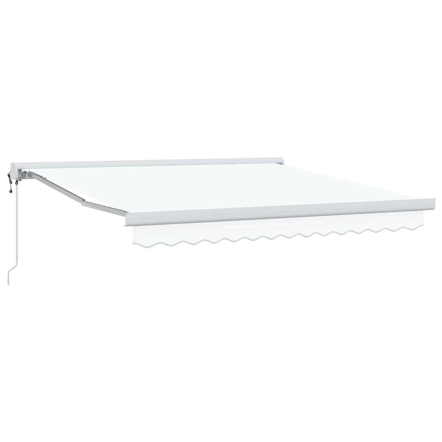 Tenda retrattile Bianco 350 x 250 x 165 cm Tessuto e Metallo | homemem39