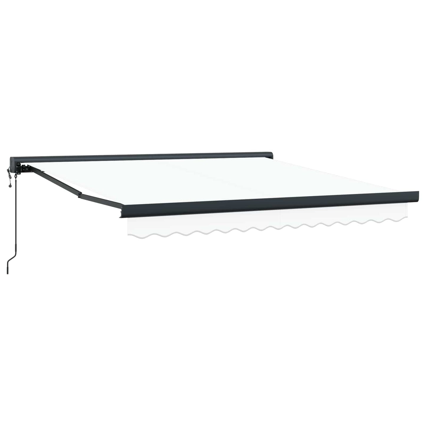 Tenda retrattile Bianco 350 x 250 x 165 cm Tessuto e Metallo | homemem39