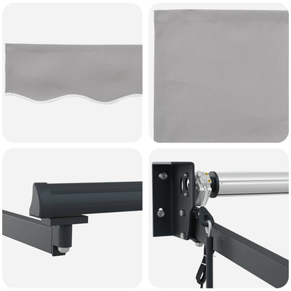 Tenda retrattile Grigio Chiaro 350 x 250 cm