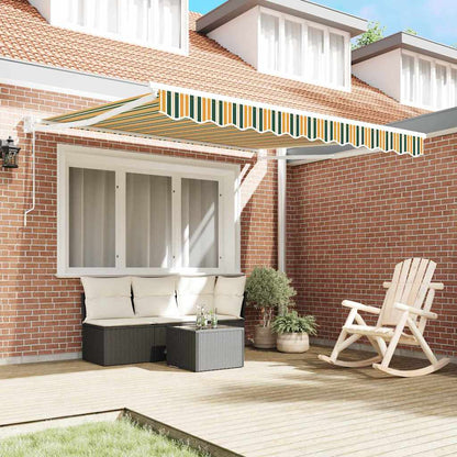 Tenda retrattile Multicolore 350 x 250 cm Poliestere e Metallo | homemem39