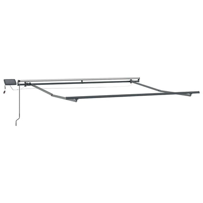 Tenda retrattile Verde e Bianco 350 x 250 cm
