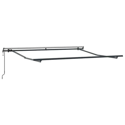 Tenda Retrattile Verde e Bianco 350 x 250 cm | homemem39