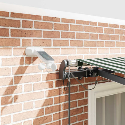 Tessuto per Tenda con Verde e Bianco 350 x 250 cm Poliestere | homemem39