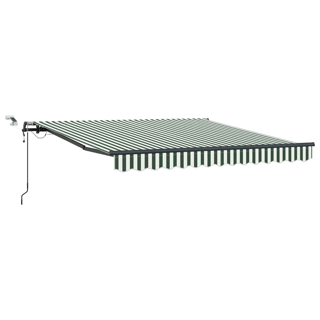 Tessuto per Tenda con Verde e Bianco 350 x 250 cm Poliestere | homemem39