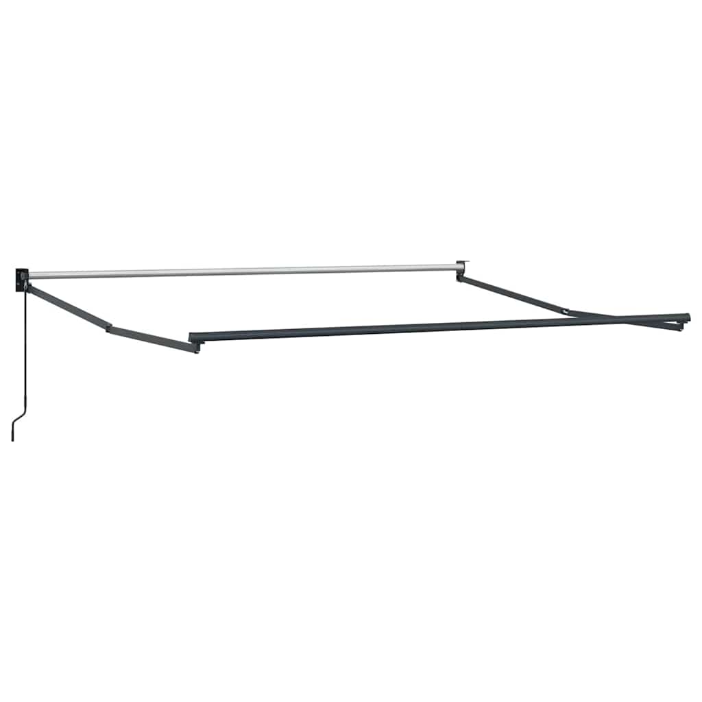 Tenda Retrattile Verde e Bianco 350 x 250 cm | homemem39