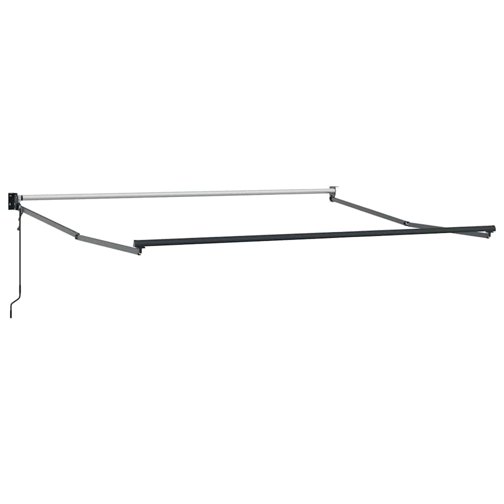 Tenda Retrattile Verde e Bianco 350 x 250 cm | homemem39