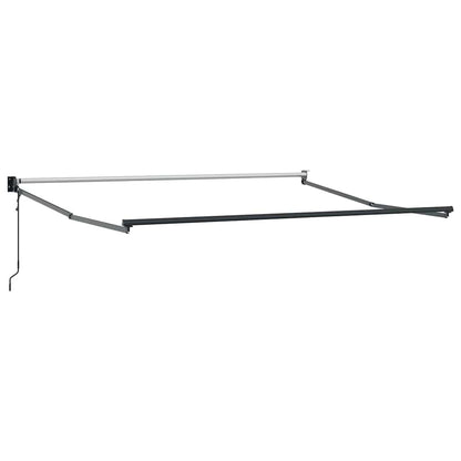 Tenda Retrattile Verde e Bianco 350 x 250 cm | homemem39