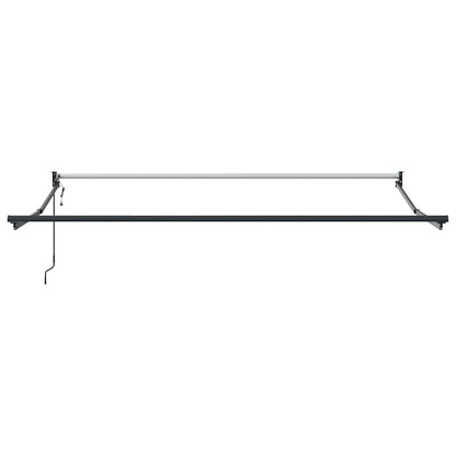 Tenda da Sole Verde e Bianco 350 x 250 cm Poliestere e Metallo