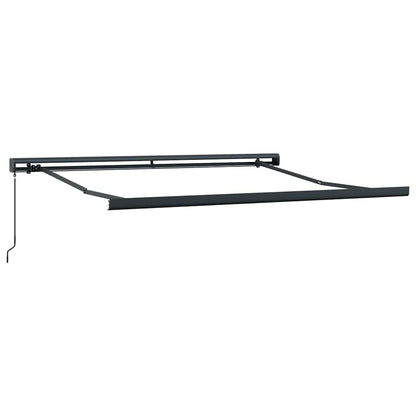 Tenda Retrattile Verde e Bianco 350 x 250 cm Tessuto e Metallo | homemem39