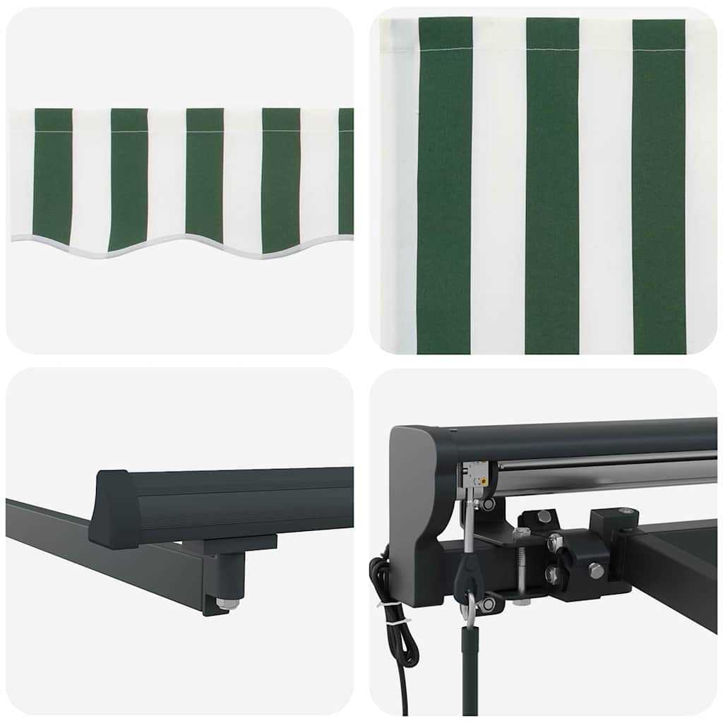 Struttura della tenda Verde e Bianco 350 x 250 cm | homemem39