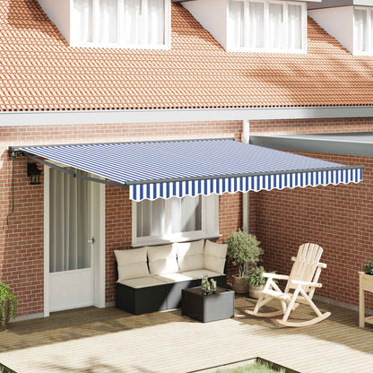 Struttura della tenda Blu e Bianco 400 × 300 cm | homemem39