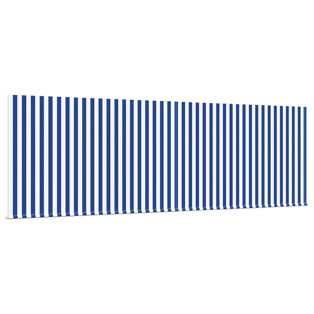 Tenda Retrattile Blu e Bianco 400 × 300 cm | homemem39