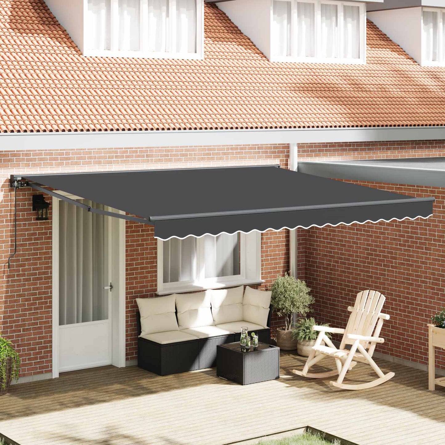 Struttura della tenda Antracite 400 × 300 cm | homemem39