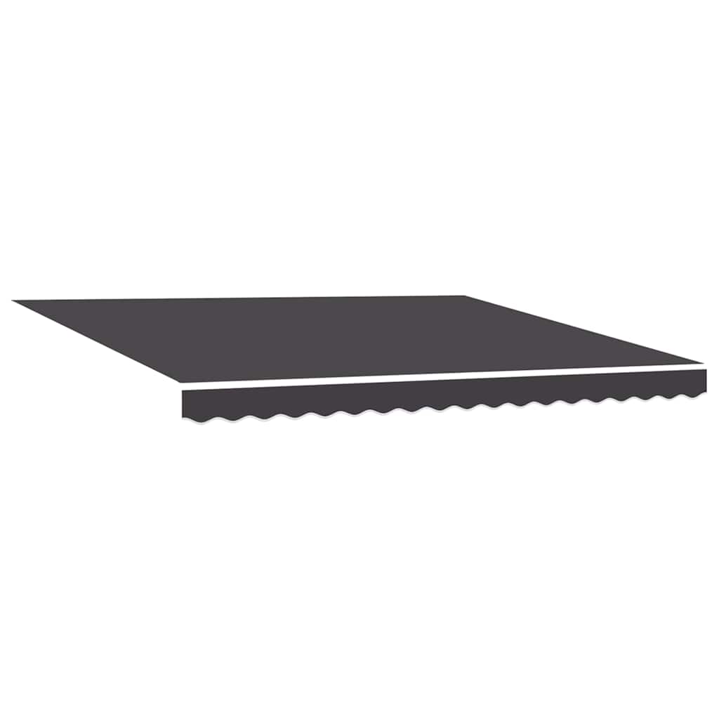 Tenda Retrattile Antracite 400 × 300 cm Poliestere e Alluminio