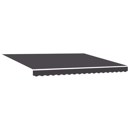 Tenda Retrattile Antracite 400 × 300 cm Poliestere e Alluminio