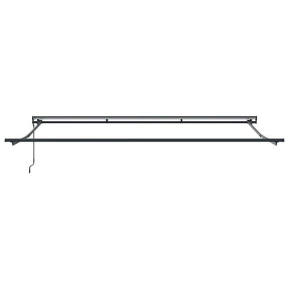 Tenda Retrattile Antracite 400 × 300 cm Poliestere e Alluminio | homemem39