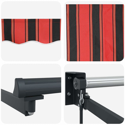 Tenda retrattile Arancione e Marrone 400 × 300 cm | homemem39