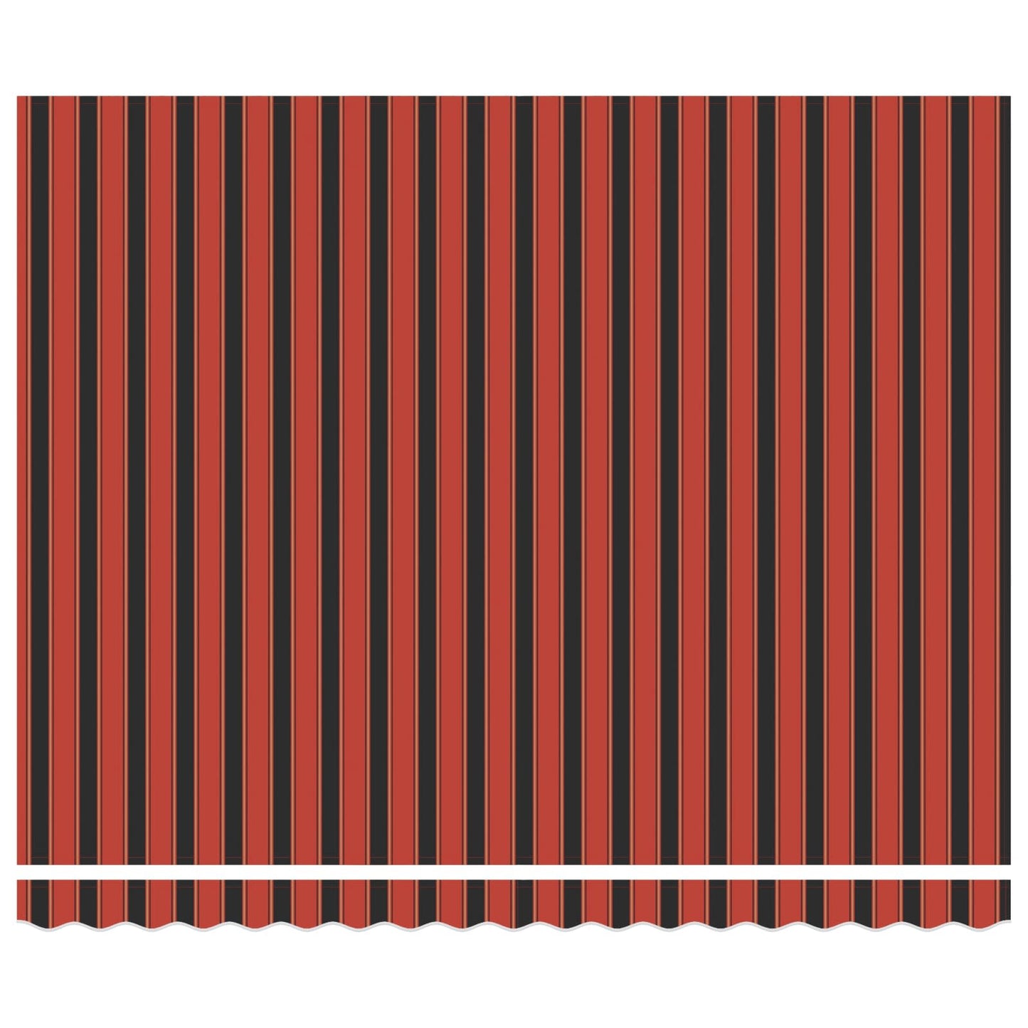 Tenda Retrattile Arancione e Nero 400 × 300 cm