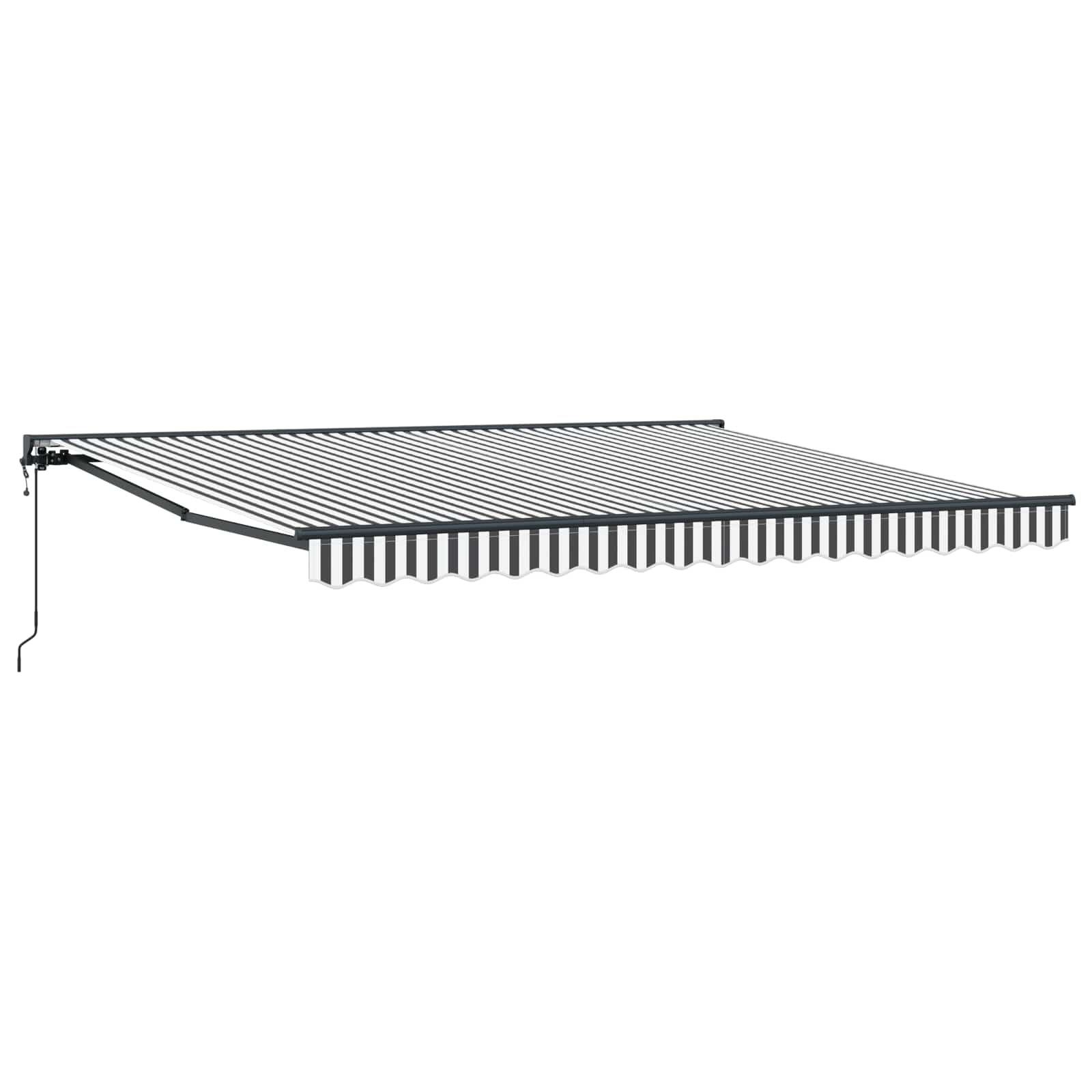 Struttura della tenda Antracite e Bianco 400 × 300 cm | homemem39