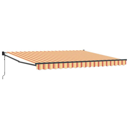 Tenda retrattile Giallo e Arancione 400 × 300 cm | homemem39