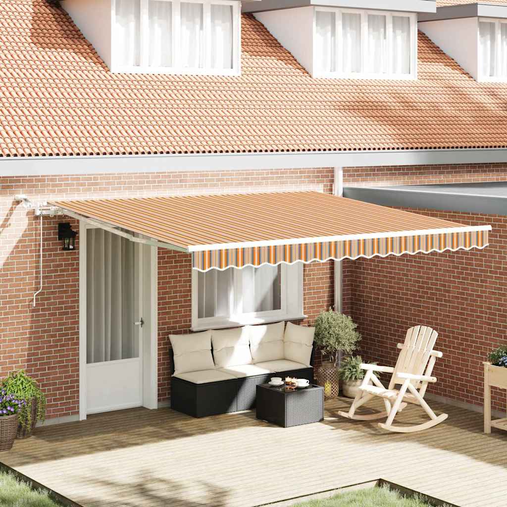 Tenda retrattile Multicolore 400 × 300 cm Poliestere | homemem39