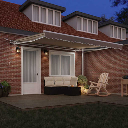 Tenda retrattile Beige 400 × 300 cm Poliestere | homemem39