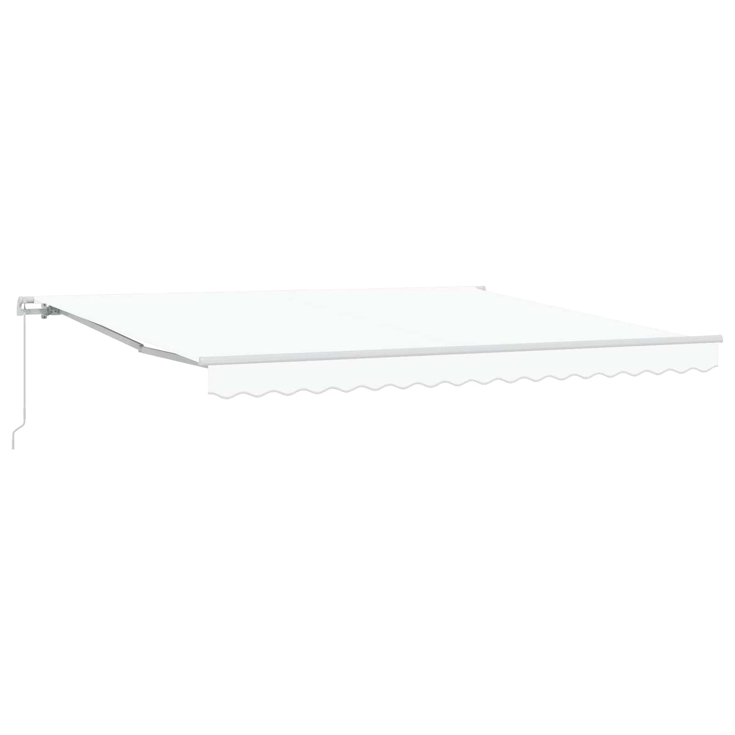 Tenda retrattile Bianco 400 × 300 cm Poliestere e Alluminio | homemem39