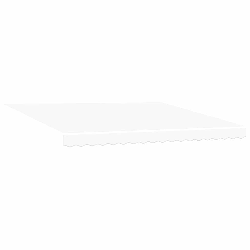 Tenda retrattile Bianco 400 × 300 cm Poliestere e Metallo | homemem39