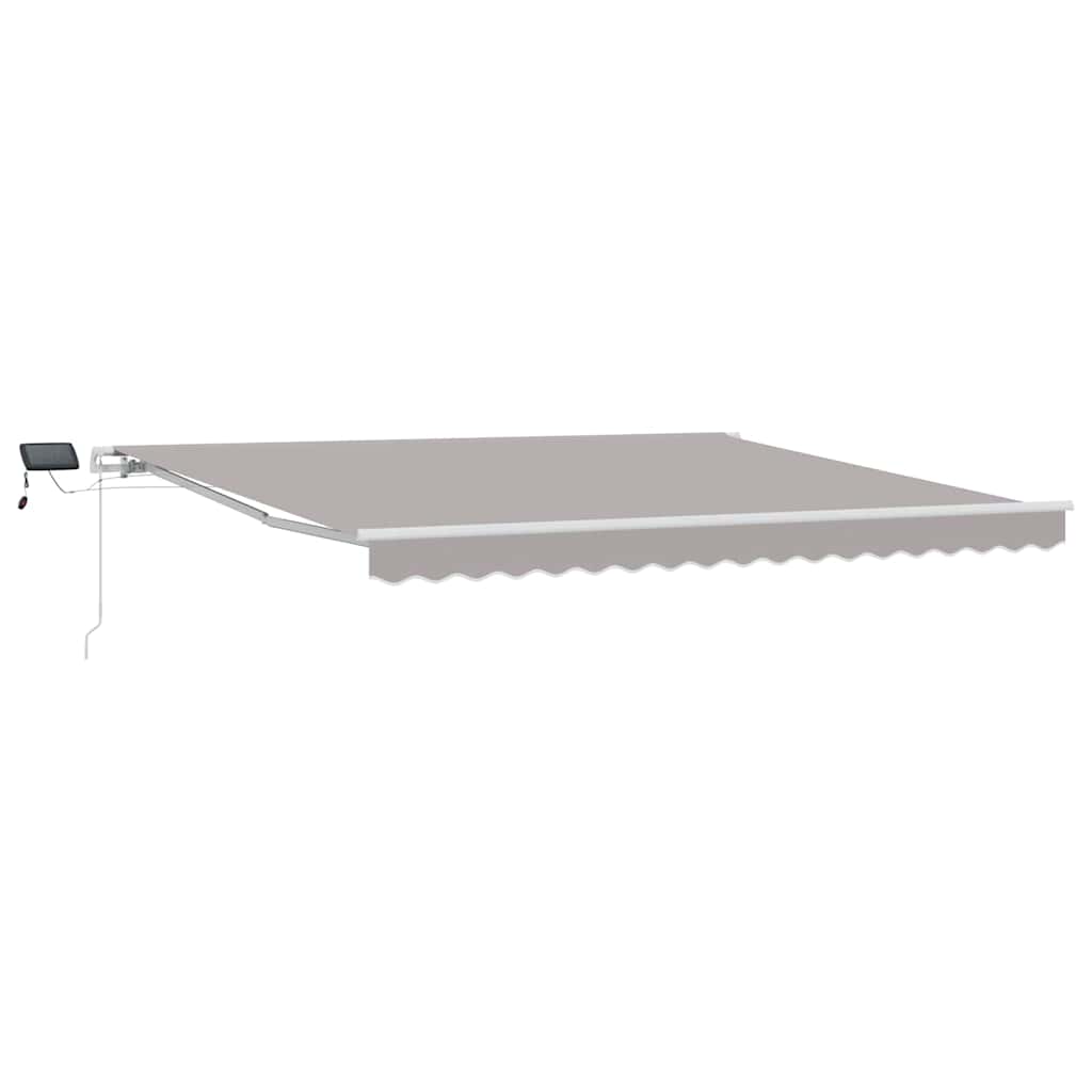 Tenda Retrattile con Grigio chiaro 400 ×300 cm Tessuto - homemem39