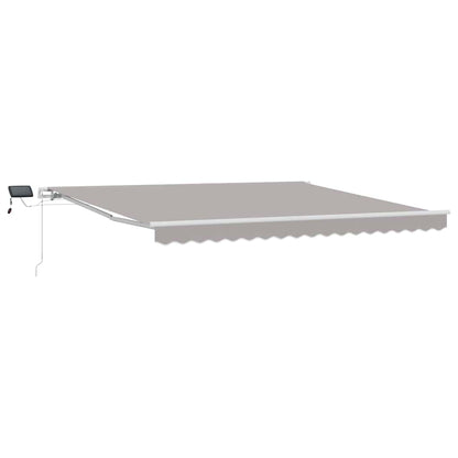 Tenda Retrattile con Grigio chiaro 400 ×300 cm Tessuto - homemem39